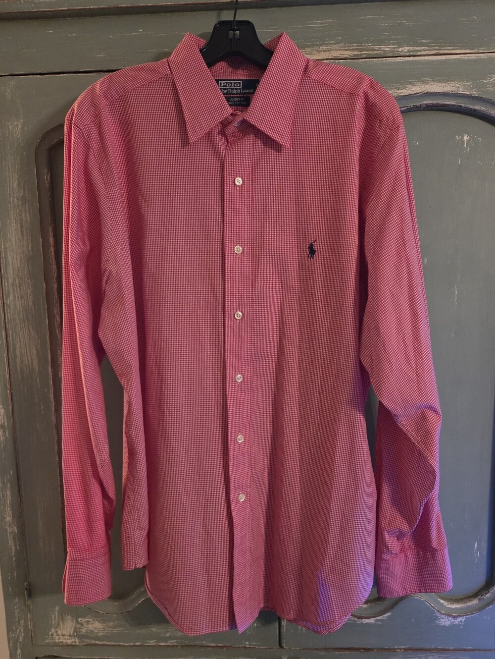 Polo RALPH LAUREN Andrew Dress Shirt 16 1/2 X 35 NWOT